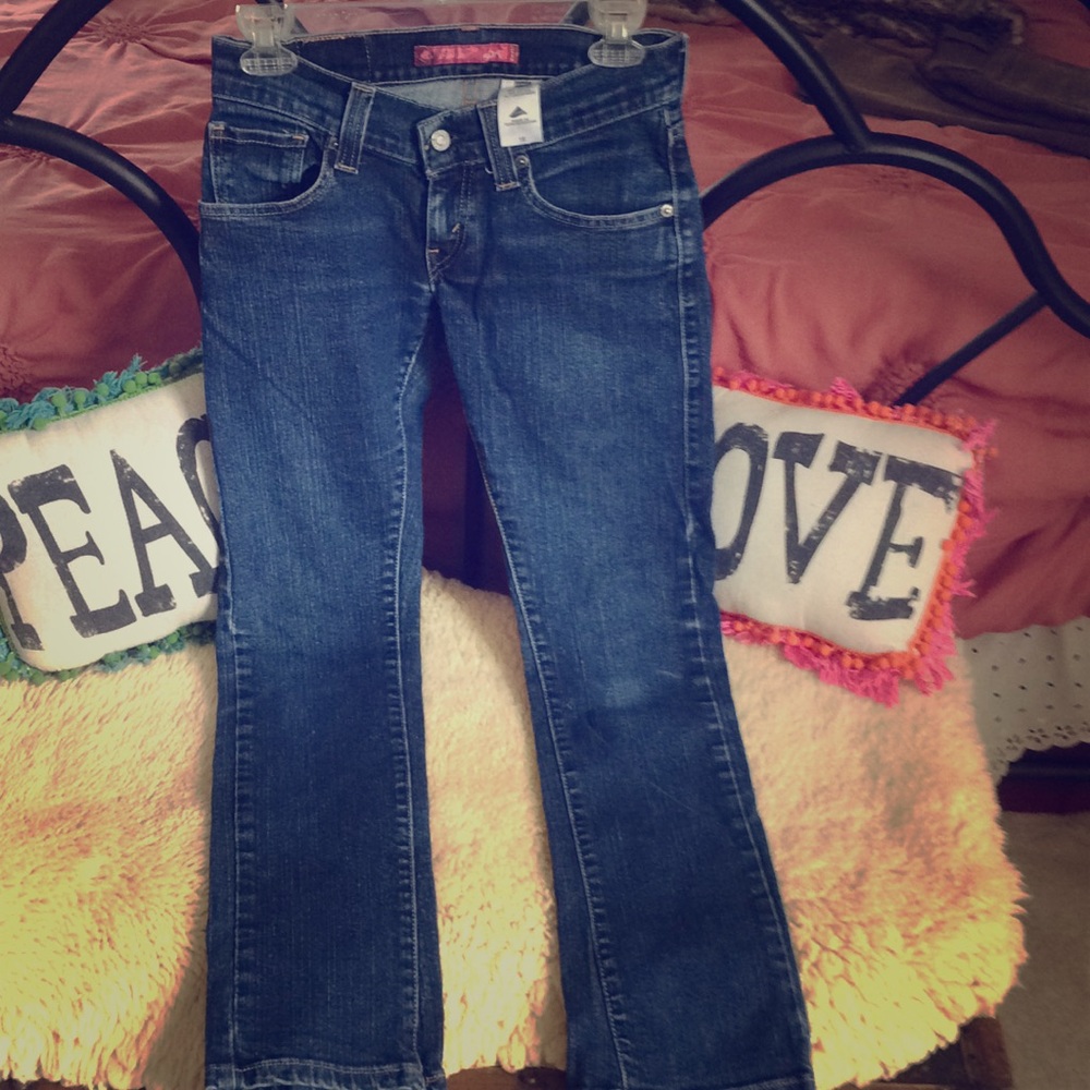 Levi Slouch Straight 504 Size 1S Jeans